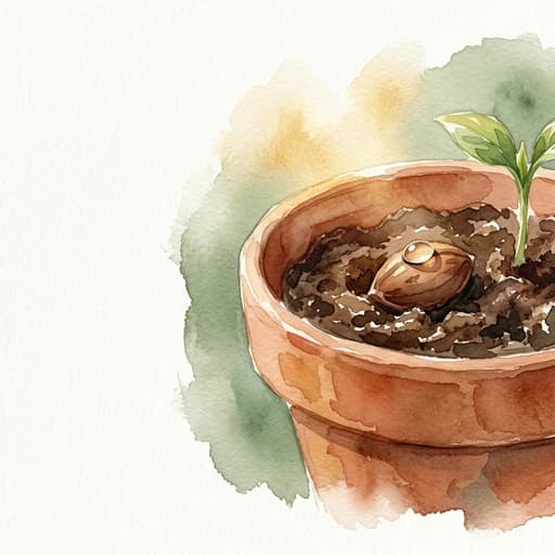 Growth Garden Seed stage
