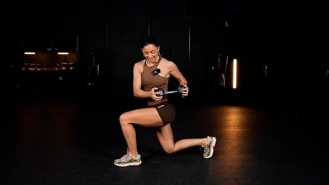 Dumbbell Windmill demonstrated by Sophie Jones