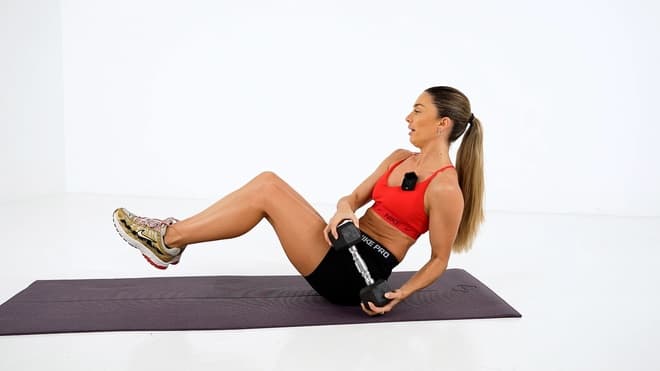 Side Plank Dip demonstrated by Sophie Jones
