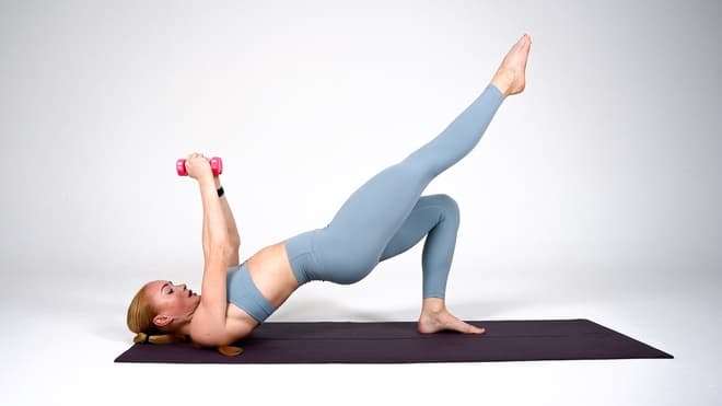Quad Stretch in Pigeon exercise