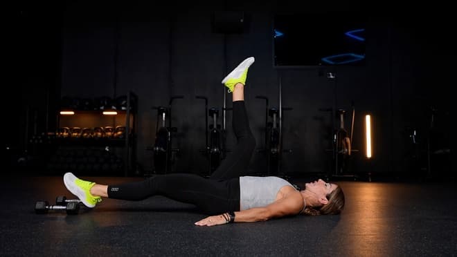 Leg Raises demonstrated by Linda Chambers
