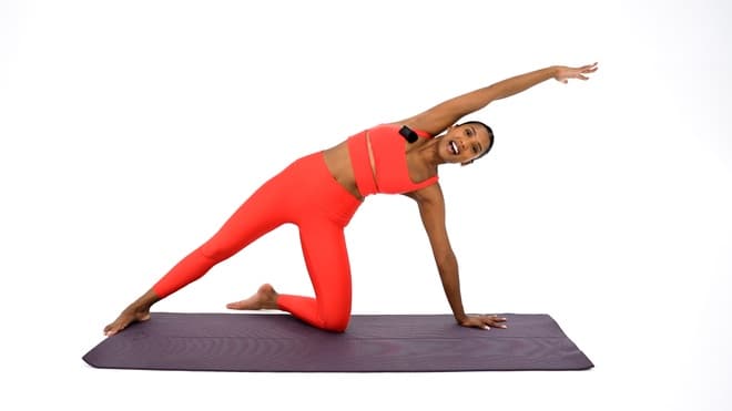 Dolphin Pose demonstrated by Mish Naidoo